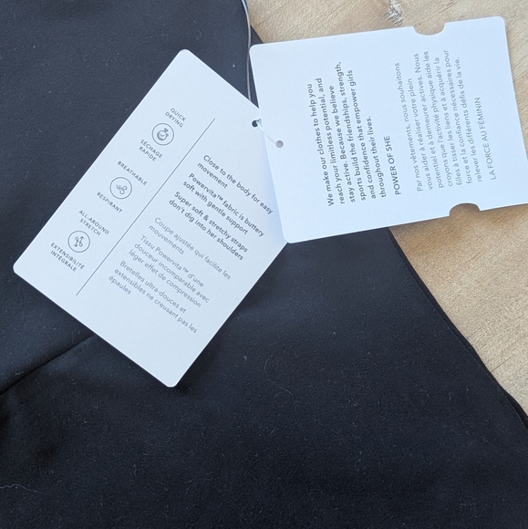 NWT! Athleta Girl Got Your Back Leotard in Black - Size L/12 - Picture 4 of 6